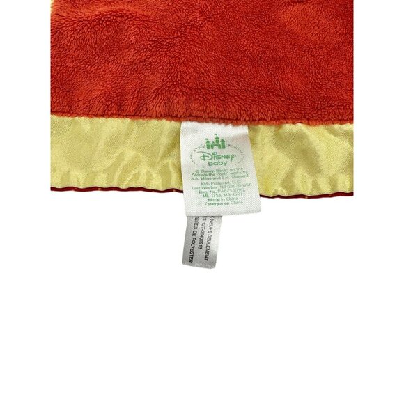 Disney‎ Winnie the Pooh SWEET AS HONEY Hunny Red Lovey Yellow Teether Satin Trim - Picture 3 of 5